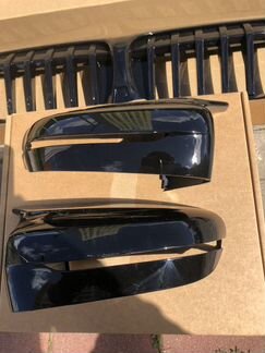 Ноздри и зеркала BMW G20 M чёрный глянец