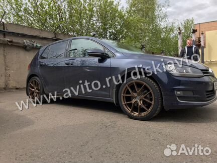 Колёса в сборе R18 Matt bronze HRE для VW Golf 6