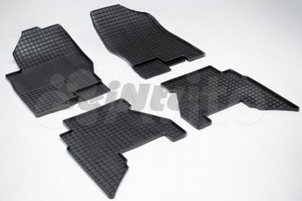 Комплект автомобильных ковриков Seintex 00313 для Nissan Pathfinder III (2004-н.в.) типа сетка - изготовление из специальной резины, не имеют запаха