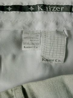 Брюки мужские лен