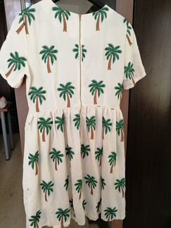 Платье с вышивкой пальмами pepaloves