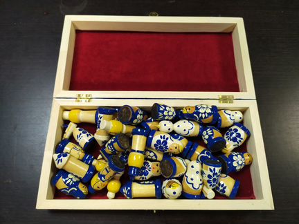 Шахматы гжель