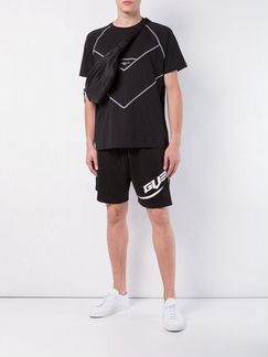 Givenchy футболка с контрастным принтом