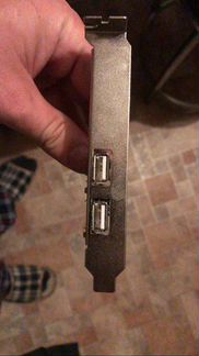 Плата на 2 порта USB - SD-USB673B-2