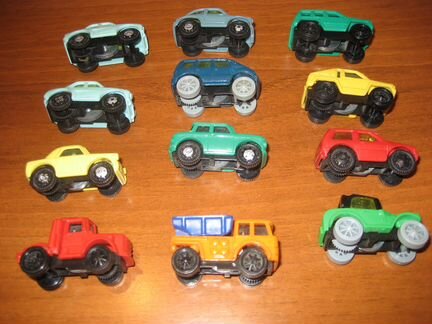 Машинки инерционные из киндер-сюрпризов (1997)