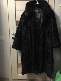 Шуба козлёнка (чёрного горного)