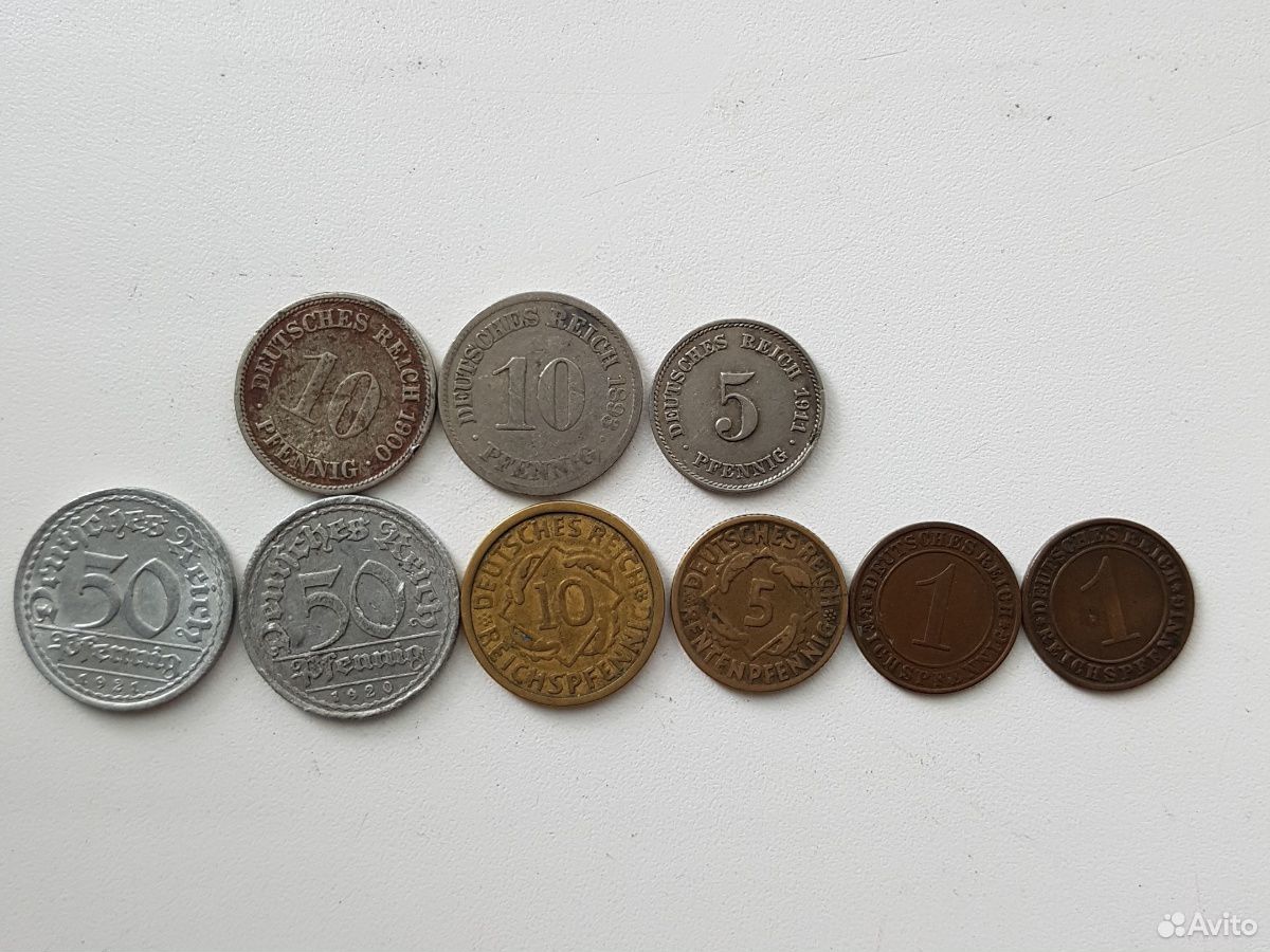  Набор монет Германии от Империи  89207658600 купить 2