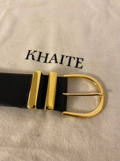 Кожаный ремень Khaite