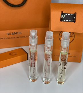 Hermès Hermessense набор пробников 3 шт по 4 мл