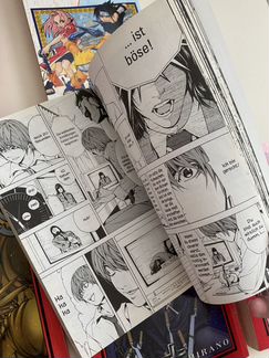 Манга на немецком Hellsing Naruto Death Note