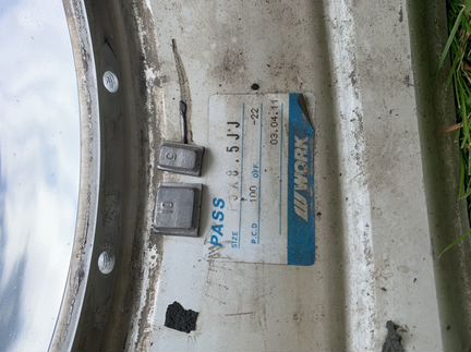 Полки + инеры Work Equip R15 8,5J ET-22