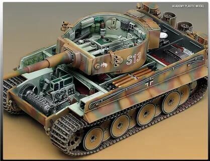 1/35 модель Academy Tiger-1 (13239)
