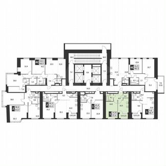 1-к квартира, 37.6 м², 7/47 эт.