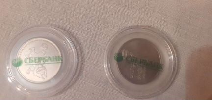 Монета Сбербанка. чм 2018