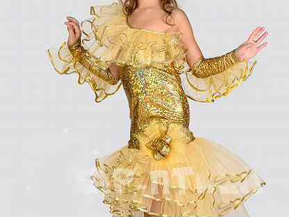 Костюм Золотой Платье фото 15