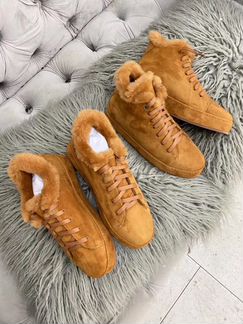 Теплые женские кеды Loro Piana р.35-41