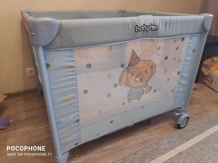 Детская кровать манеж