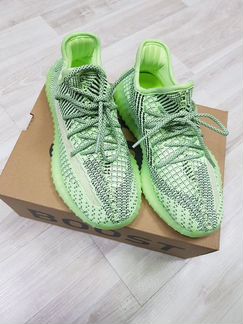 Кроссовки Adidas Yeezy boost 350 салатовые