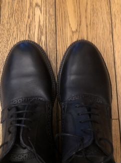Ботинки кожаные новые zara