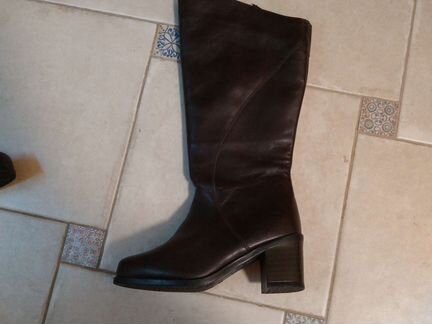 Сапоги зимние новые натуральный мех, натуральная