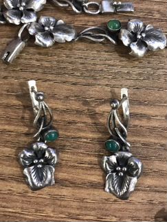 Серебряный набор