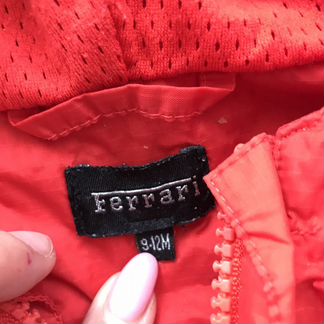 Ветровка куртка Ferrari 9-12 months
