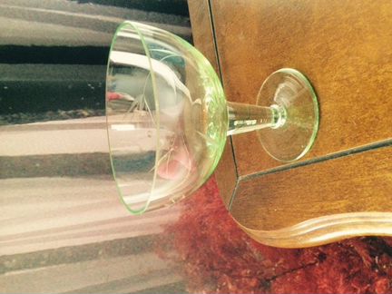 Креманка стекло с декором