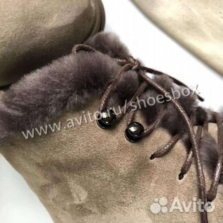 Зимние ботинки Loro Piana замшевые