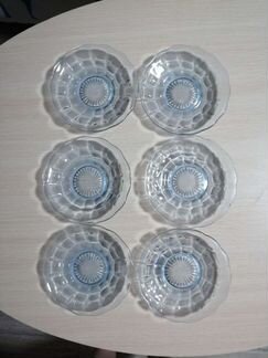 Стеклянные блюдца для кухни