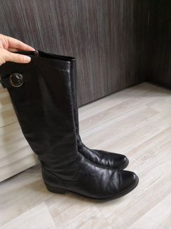 Сапоги из натуральной кожи на байке р. 41