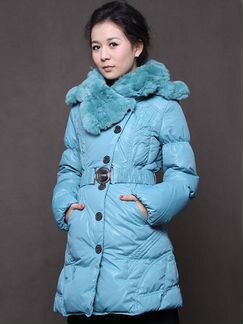 Куртка пуховик с кроликом