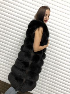 Жилетка из песца