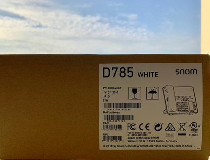 VoIP телефон snom D785 white (новый)