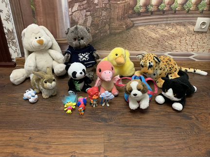 Мягкие игрушки Trudi и др