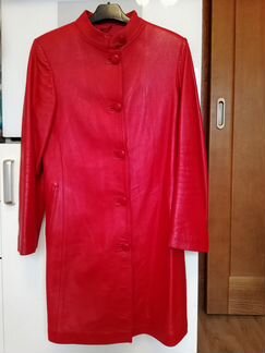 Пальто-френч кожанное неутепленное, пр-во Турция