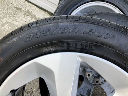 Pirelli scorpion verde 215/60 r17 + диски Nissan о