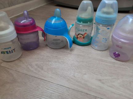Детские бутылочки, поильники для кормления