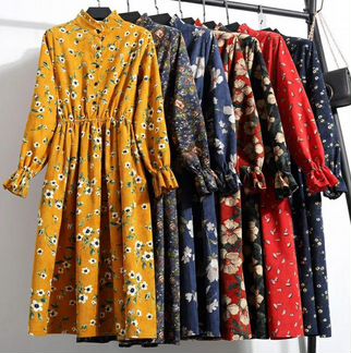 Платья Вельветовые