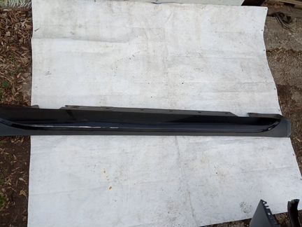 Бмв X1 E84 накладка порога лев