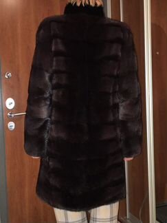 Шуба и меховое манто Asofia натур. мех норки