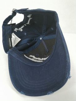 Кепка бейсболка icon dsquared2 темно-синяя с белым