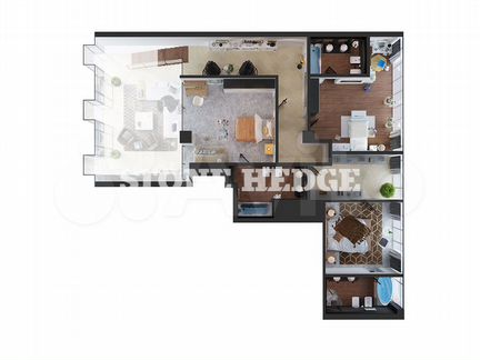 6-к апартаменты, 275.9 м², 4/6 эт.
