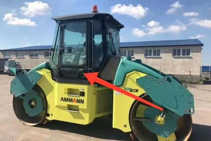 Стекло нижнее левое дверь на Amman