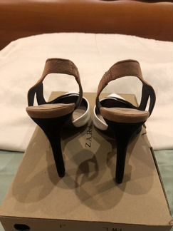 Лодочки на каблуке Zara