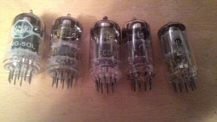 Радиолампы ecc81 ecc84 ef86 12au7