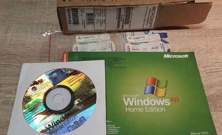 Windows XP Home Edition SP2 OEM лицензия в коробке