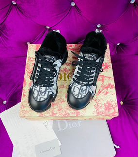 Кроссовки зимние Dior