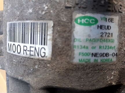 Компрессор кондиционера kia sportage 3 Hyundai ix3