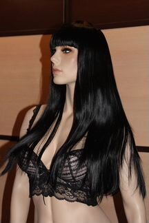 Парик Черный прямой длинный mayliss 50