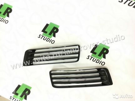 Накладки противотуманных фар range rover 13 черные